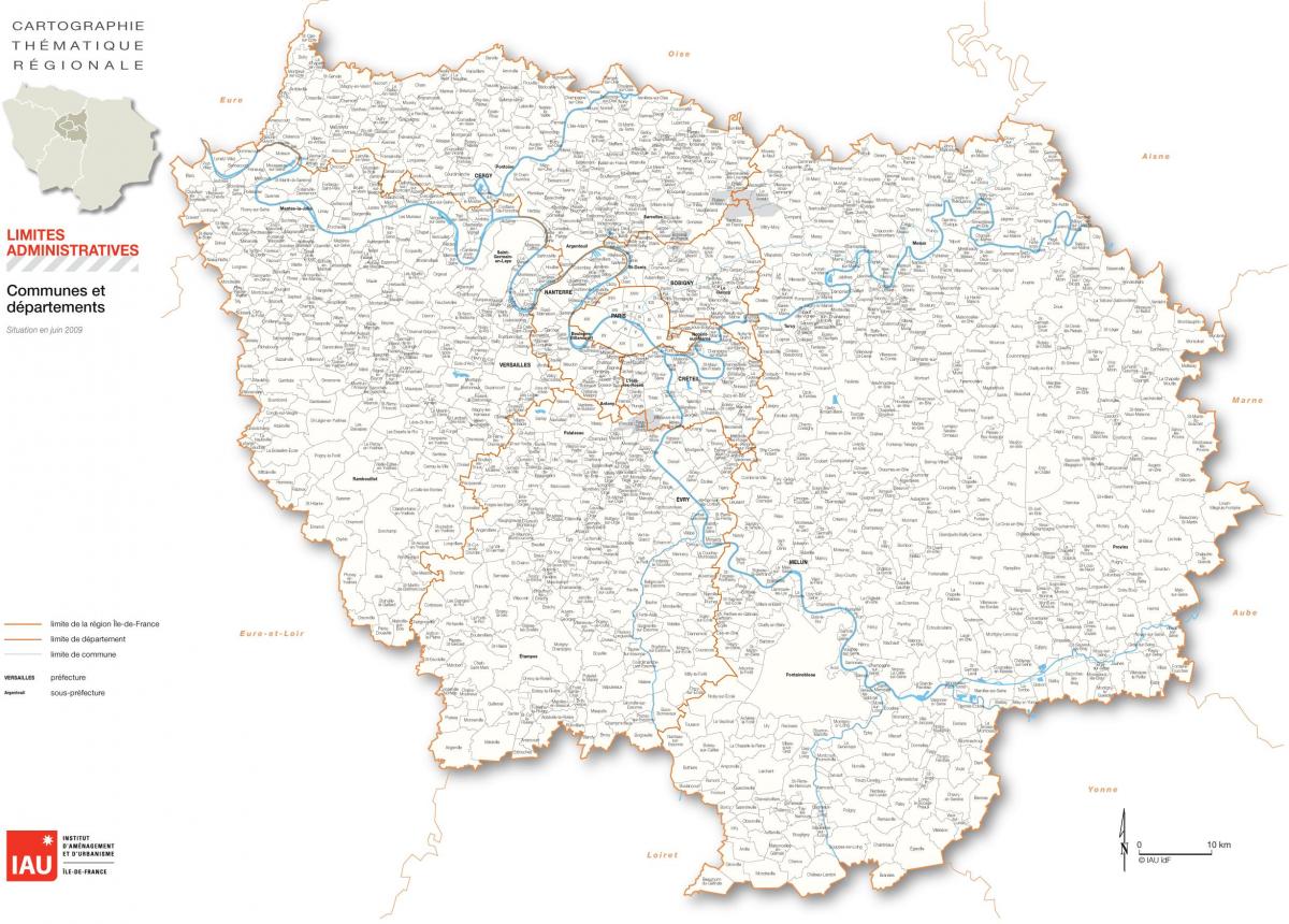 Kart Ile-de-Frans