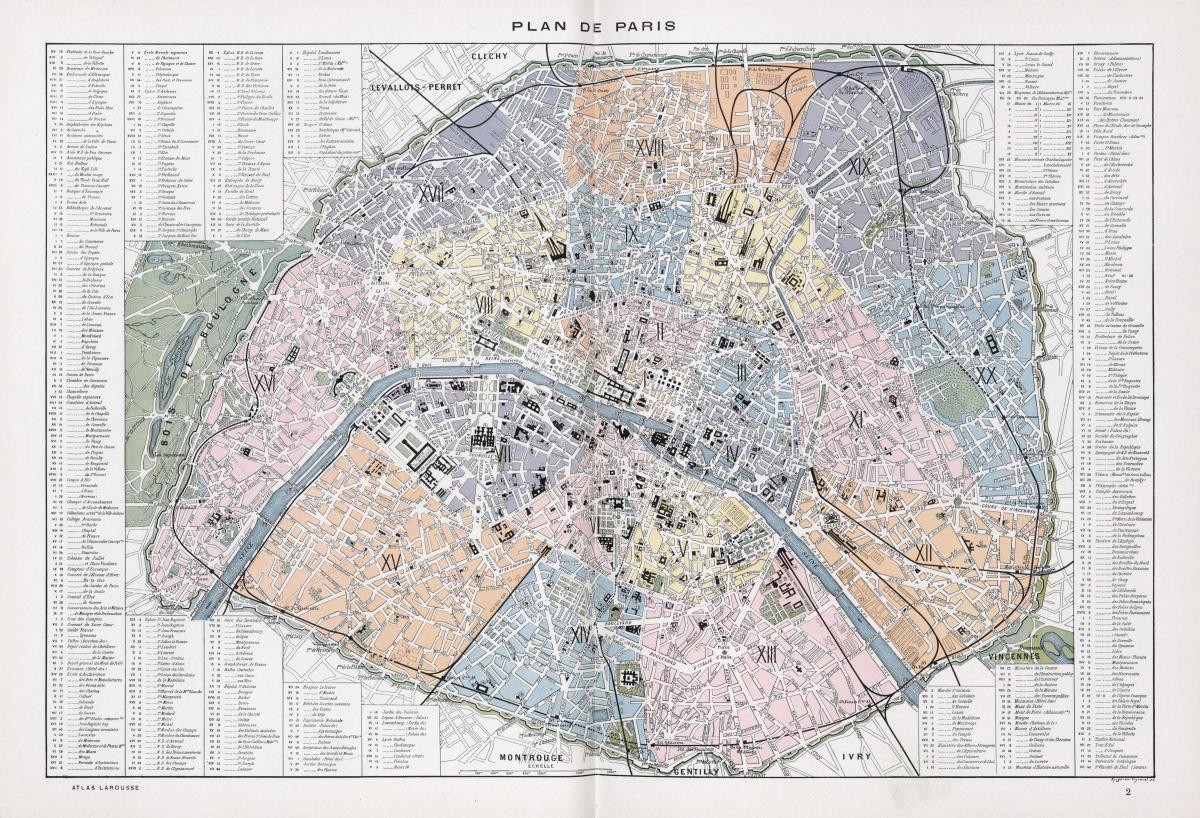 Paris Xəritəsi 1900