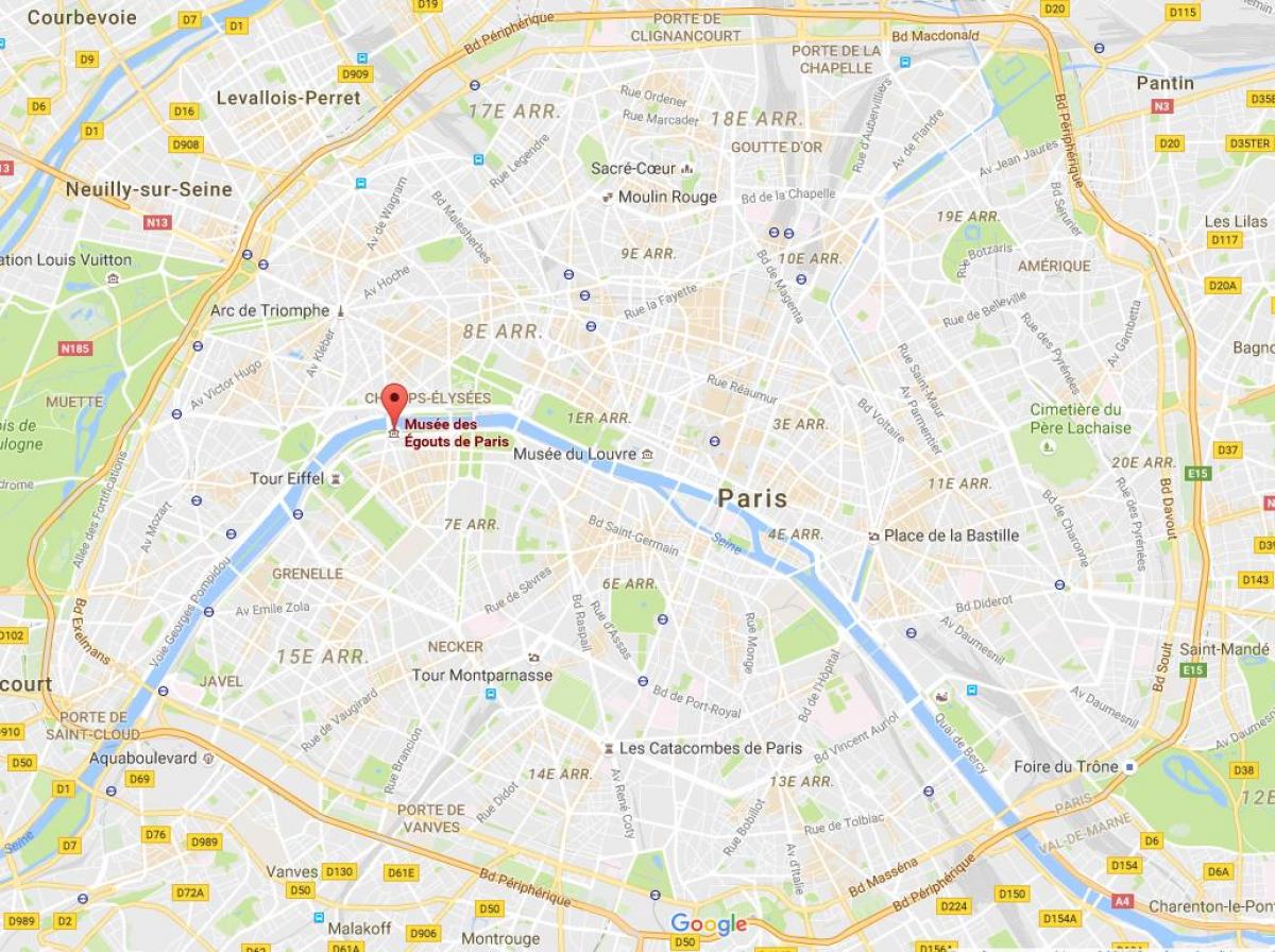 Kart, Parisin kanalizasiya