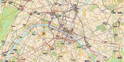 Kart Parisin avtobus