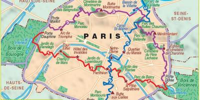 Paris xəritəsi hiking